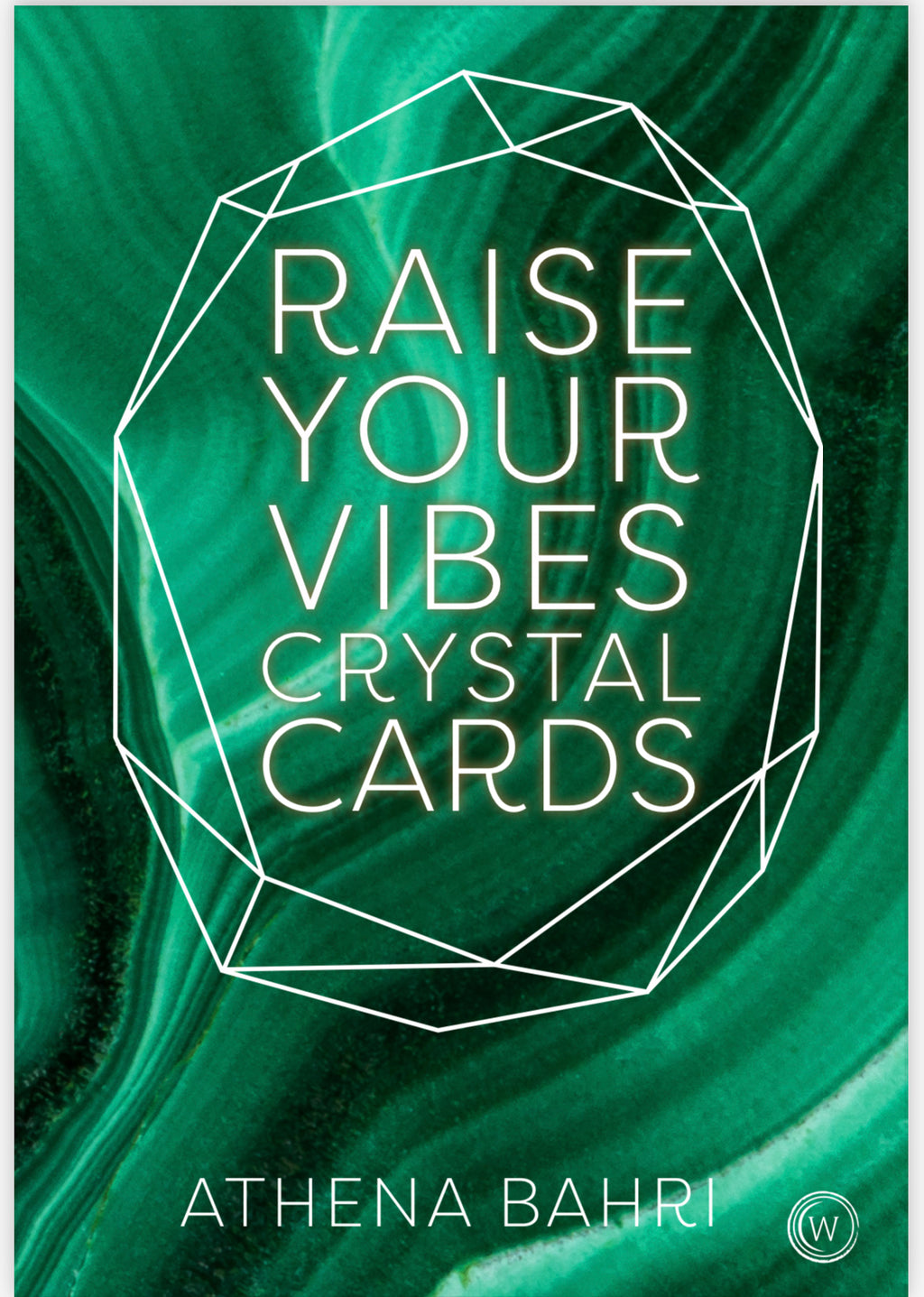 📚Raise Your Vibes Crystal Cards by Athena Bahri (Reiki + Chakra Deck)